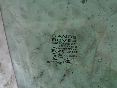 Range Rover Evoque Glass Front Door Window Off Side 2011 to 2018 5 Door