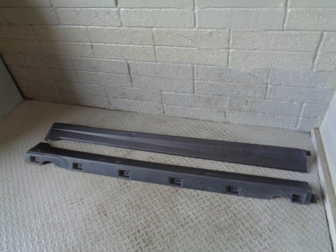 Freelander 2 Sill Cover Trims Pair Land Rover 2006 to 2011 Black Plastic S17074