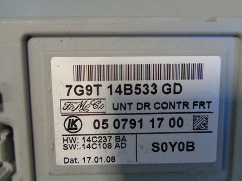 Freelander 2 Door Control Module ECU Near Side Front 7G9T 14B533 GD