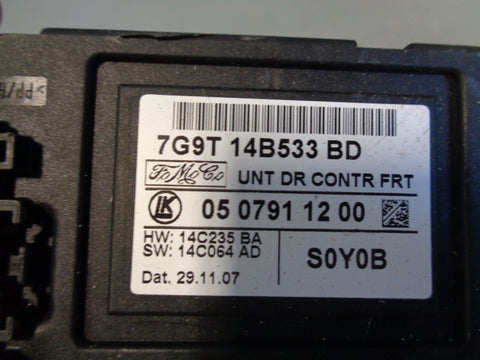 Freelander 2 Front Door Module Off Side Land Rover 7G9T 14B533 BD 2006 to 2011