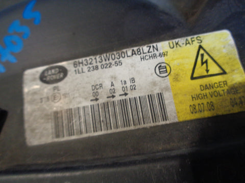 Range Rover Sport Headlight Near Side Front Xenon 6H3213W030LA8LZN AFS L320