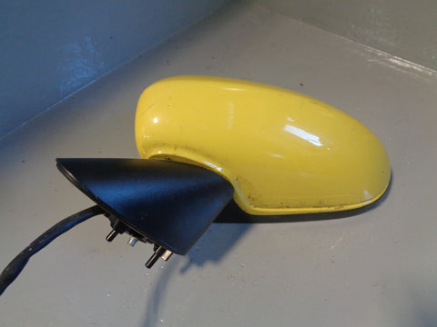 Vauxhall Corsa D Near Side Door Mirror Yellow Passenger Left 2006 to 2014