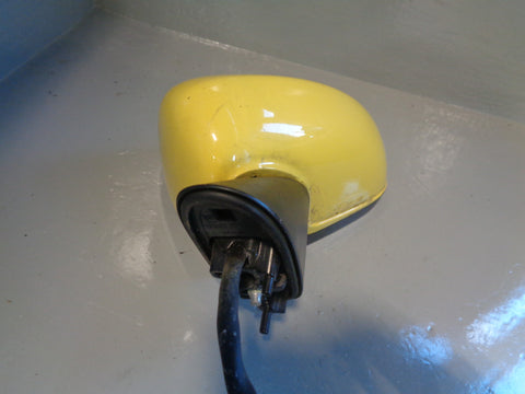 Vauxhall Corsa D Near Side Door Mirror Yellow Passenger Left 2006 to 2014