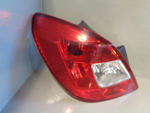Vauxhall Corsa D Near Side Rear Light Tail Lamp Left Facelift 2011 to 2015