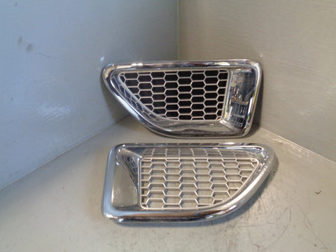 Range Rover Sport Wing Vents Pair Metal Chrome L320 LR006305 LR006306