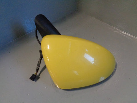 Vauxhall Corsa D Off Side Door Mirror Yellow Drivers Right 2006 to 2014