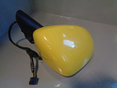 Vauxhall Corsa D Off Side Door Mirror Yellow Drivers Right 2006 to 2014