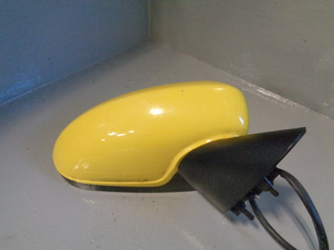 Vauxhall Corsa D Off Side Door Mirror Yellow Drivers Right 2006 to 2014