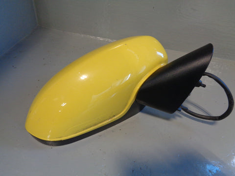 Vauxhall Corsa D Off Side Door Mirror Yellow Drivers Right 2006 to 2014