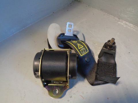 Freelander 1 Seat Belt in Black Near Side Rear 5 Door Grey Plate Land Rover