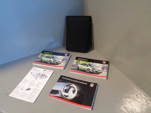 Vauxhall Corsa D FACELIFT Handbook Owners Manual with Wallet 2010 to 2014