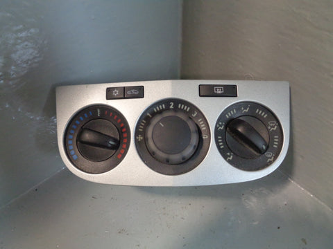 Vauxhall Corsa D Heater Control Panel Silver With Air Conditioning 2010 to 2014