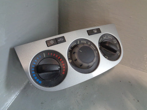 Vauxhall Corsa D Heater Control Panel Silver With Air Conditioning 2010 to 2014
