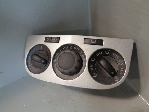 Vauxhall Corsa D Heater Control Panel Silver With Air Conditioning 2010 to 2014