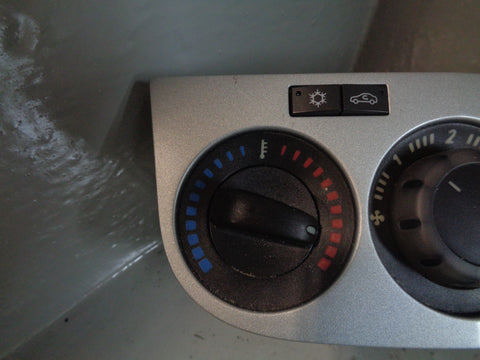 Vauxhall Corsa D Heater Control Panel Silver With Air Conditioning 2010 to 2014