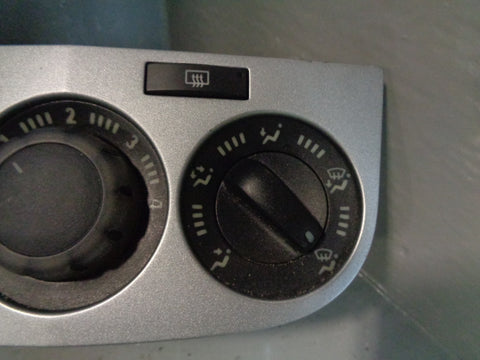 Vauxhall Corsa D Heater Control Panel Silver With Air Conditioning 2010 to 2014