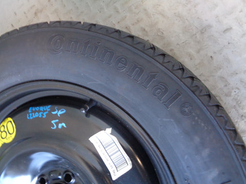 Range Rover Evoque Spare Wheel and Tyre Steel Space Saver 18" 155/85R18 L22055
