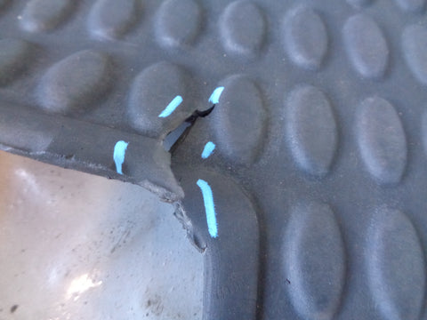 Discovery 2 Rubber Boot Liner Extended Floor Mat Land Rover 1998 to 2004 R05035