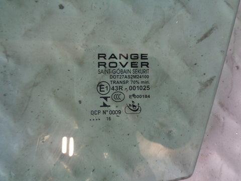 Range Rover Evoque Glass Front Door Window Near Side 2011 to 2018 5 Door