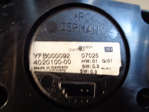 Range Rover L322 Heated Seat Control Panel YFB000092 Facelift 2006 to 2010