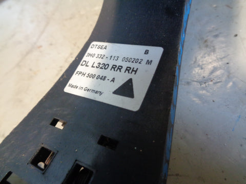 Range Rover Sport Door Handle Off Side Rear External Grey 2005 to 2009