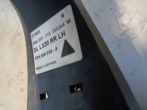 Range Rover Sport Door Handle Near Side Rear External Grey 2005 to 2009