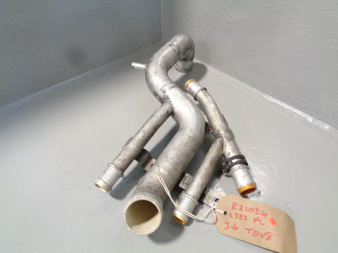 Range Rover L322 Coolant Water Pipe Junction Metal TDV8 3.6 2006 to 2009
