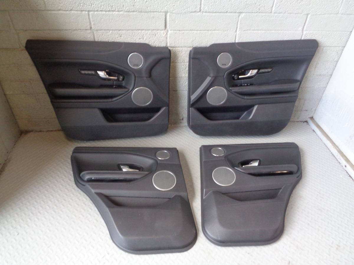 Range Rover Evoque Door Cards Set of 4 in Black L538 2016 to 2018 L22055