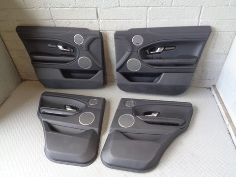 Range Rover Evoque Door Cards Set of 4 in Black L538 2016 to 2018 L22055
