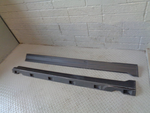 Freelander 2 Sill Cover Trims Pair Land Rover 2006 to 2011 Black Plastic R28064