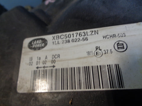 Range Rover L322 Headlight Xenon Off Side Facelift XBC501763LZN Right