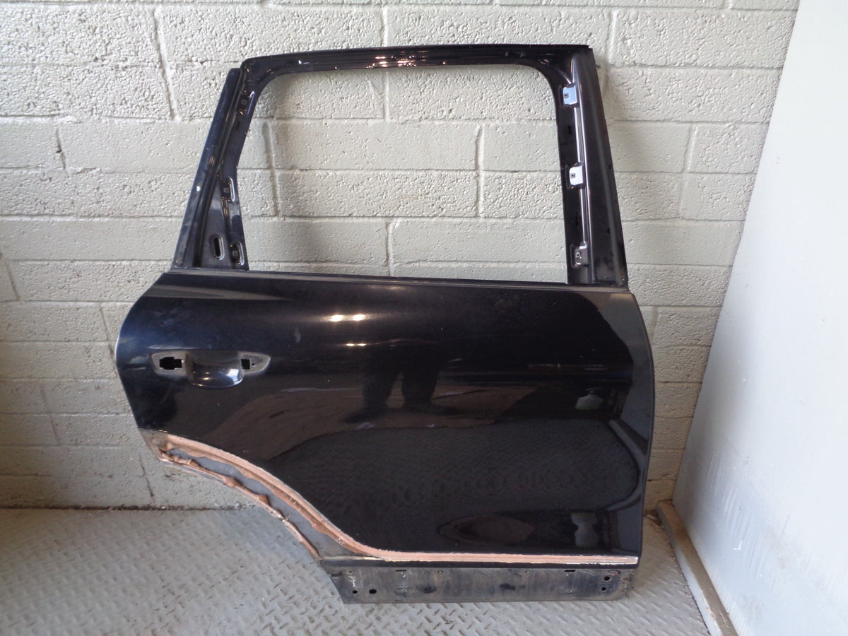Porsche Cayenne 958 92A Off Side Rear Right Door C9X Jet Black 2011 to 2018