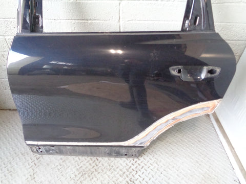 Porsche Cayenne 958 92A Near Side Rear Left Door C9X Jet Black 2011 to 2018