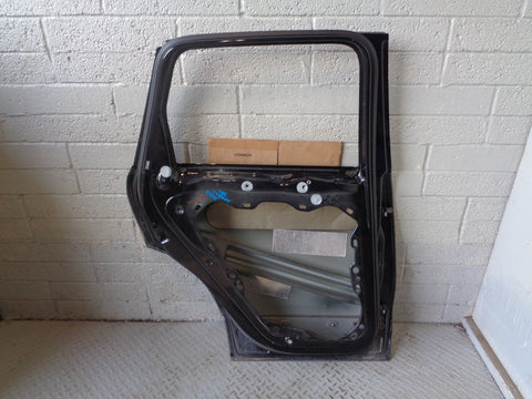 Porsche Cayenne 958 92A Near Side Rear Left Door C9X Jet Black 2011 to 2018