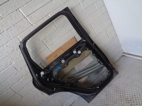 Porsche Cayenne 958 92A Near Side Rear Left Door C9X Jet Black 2011 to 2018