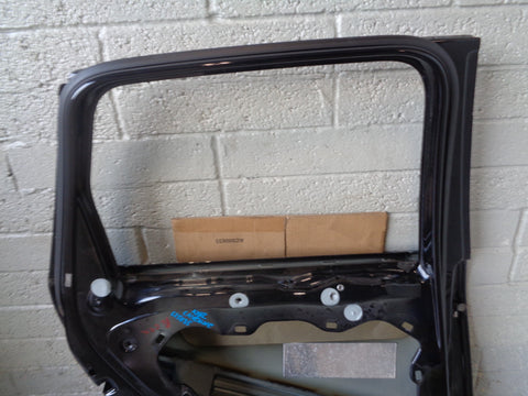 Porsche Cayenne 958 92A Near Side Rear Left Door C9X Jet Black 2011 to 2018