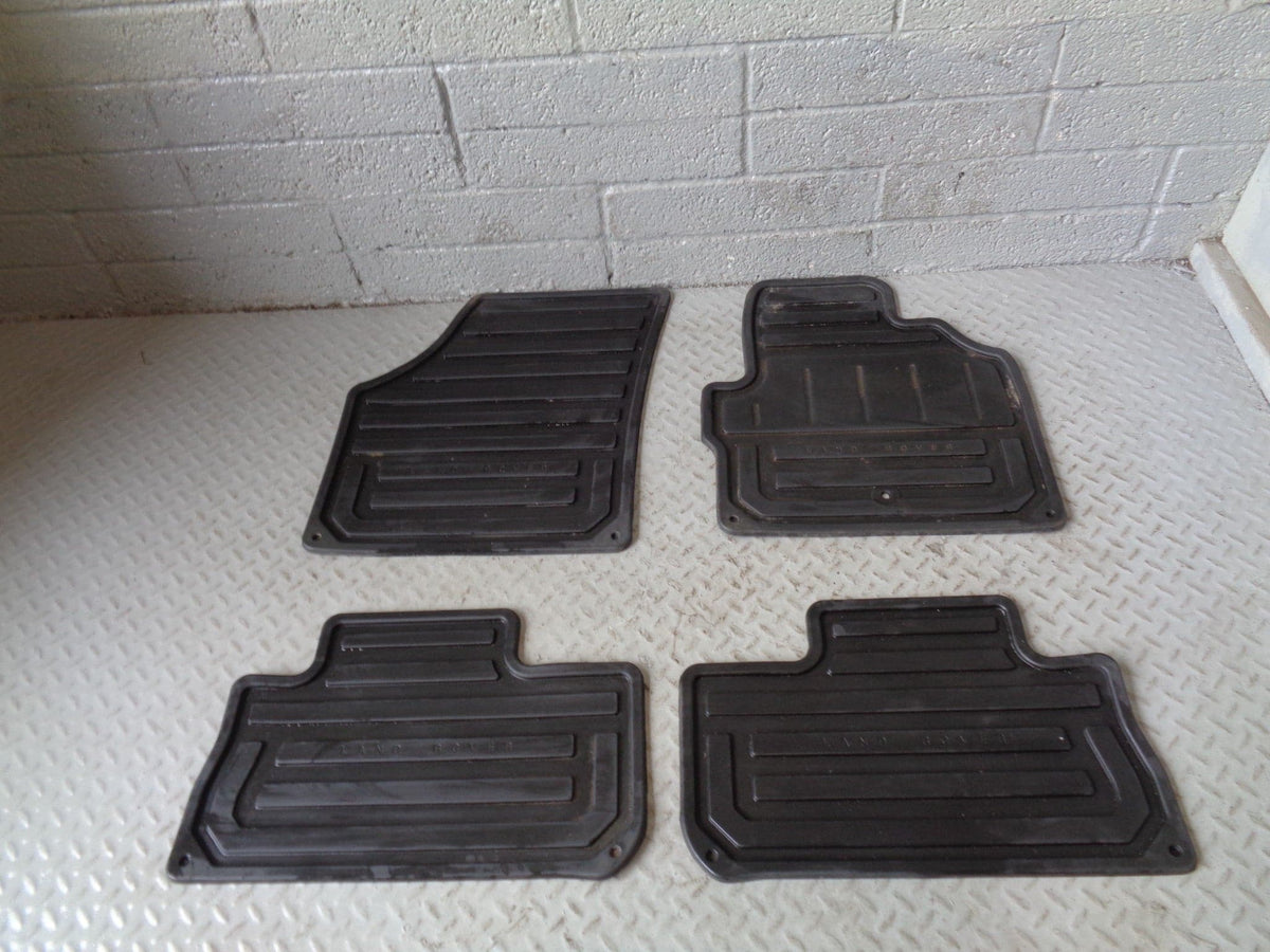 Freelander 2 Floor Mats Set of 4 in Black Rubber Land Rover 2006 to 2011 R28064