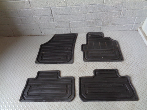 Freelander 2 Floor Mats Set of 4 in Black Rubber Land Rover 2006 to 2011 R28064