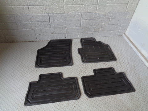 Freelander 2 Floor Mats Set of 4 in Black Rubber Land Rover 2006 to 2011 R28064