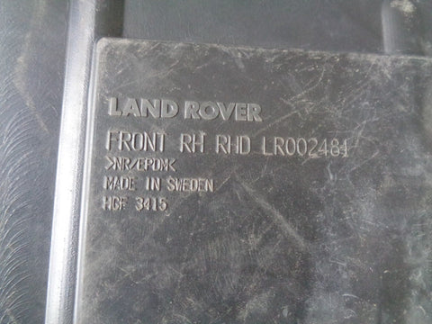 Freelander 2 Floor Mats Set of 4 in Black Rubber Land Rover 2006 to 2011 R28064