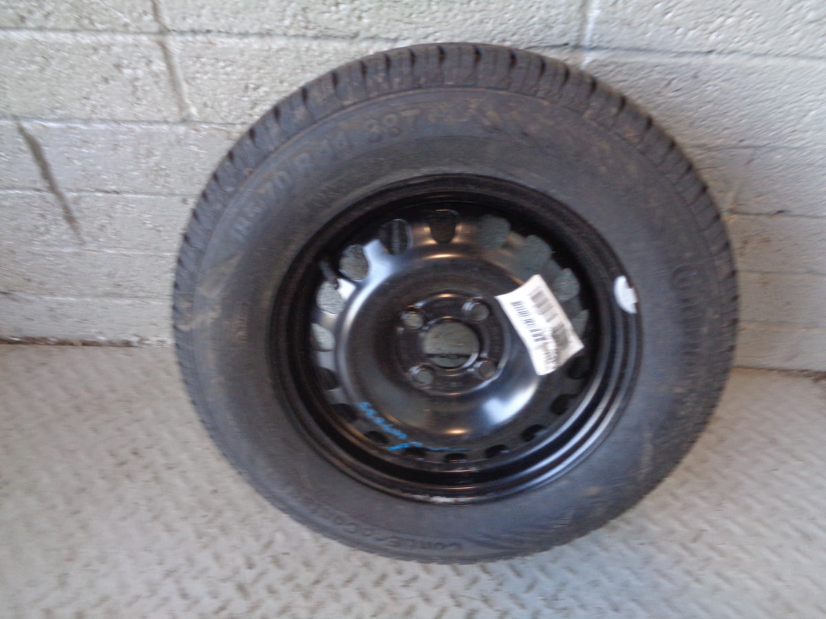 Corsa D Power Spare Wheel with Tyre Steel 185/70R14 14" Vauxhall 2006 to 2014
