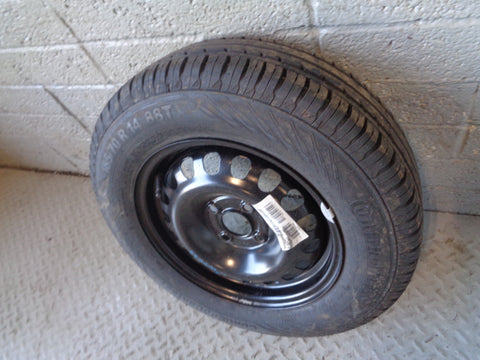 Corsa D Power Spare Wheel with Tyre Steel 185/70R14 14" Vauxhall 2006 to 2014