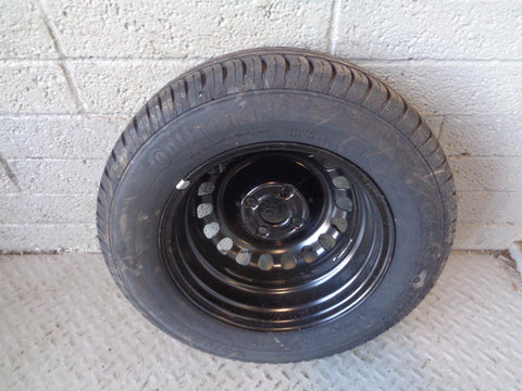 Corsa D Power Spare Wheel with Tyre Steel 185/70R14 14" Vauxhall 2006 to 2014