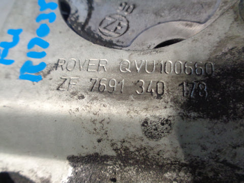 Freelander 1 Power Steering Pump 2.0 TD4 Land Rover QVU100660 2001 to 2006