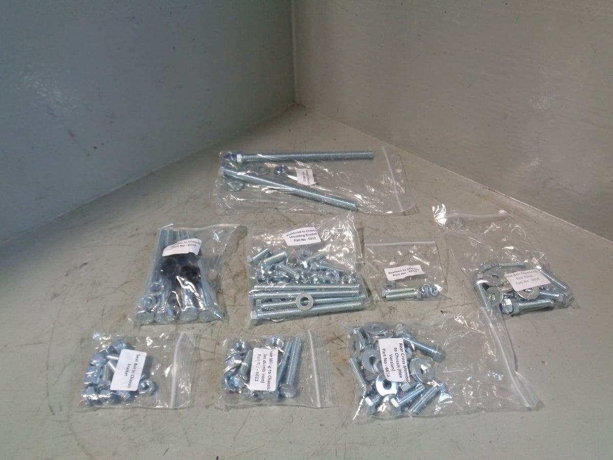 Defender 90 Bolt Fixing Kit Chassis to Body Galvanised Steel Land Rover