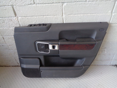 Range Rover L322 Door Cards x 4 in Black Wood Trim Facelift 2009 to 2013 R24065