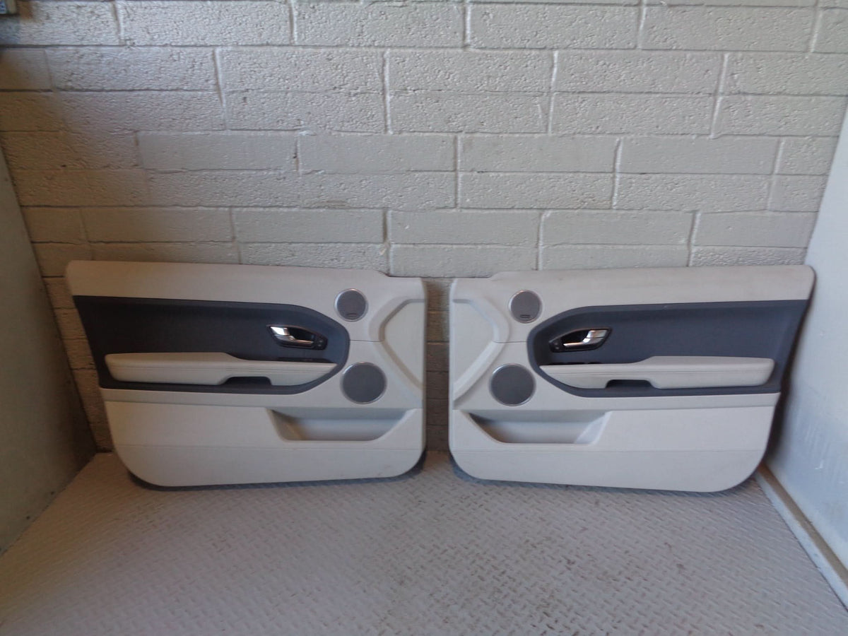 Range Rover Evoque Door Cards Pair of 2 3 Door in Ivory L538 2011 to 2015 L02015