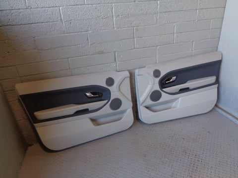 Range Rover Evoque Door Cards Pair of 2 3 Door in Ivory L538 2011 to 2015 L02015