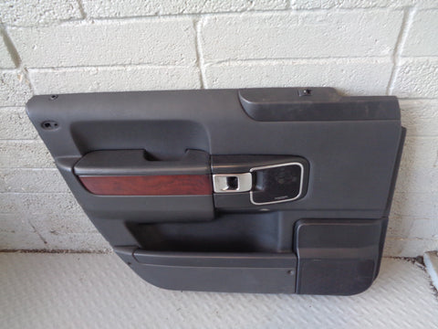 Range Rover L322 Door Cards x 4 in Black Wood Trim Facelift 2009 to 2013 R24065