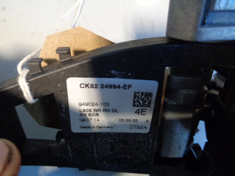 Range Rover L405 Door Handle Exterior Off Side Rear Santorini Black LRC 820